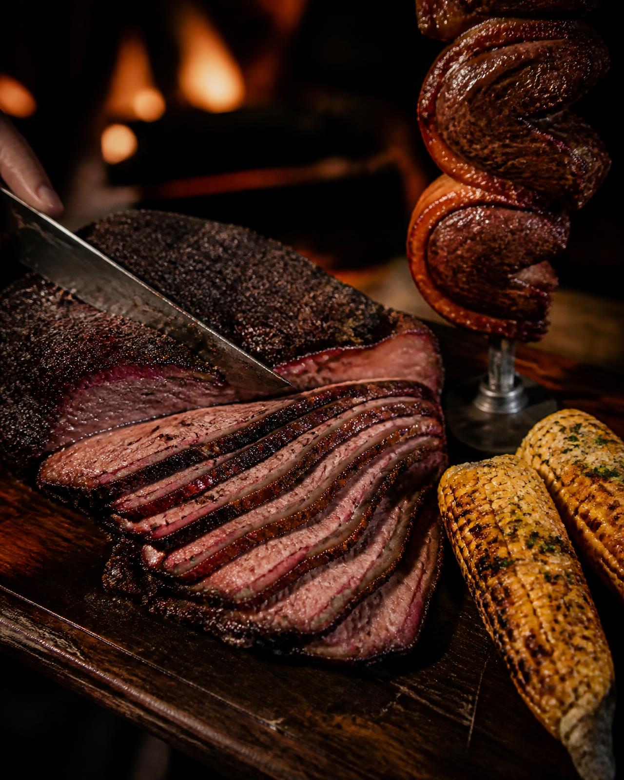 THE CARVE, Brisket by the slice, boards for the table